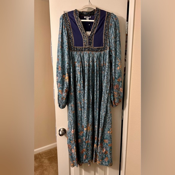 *RARE* NWT Billabong x Elle Ferguson Boho Maxi Dress - Picture 3 of 11